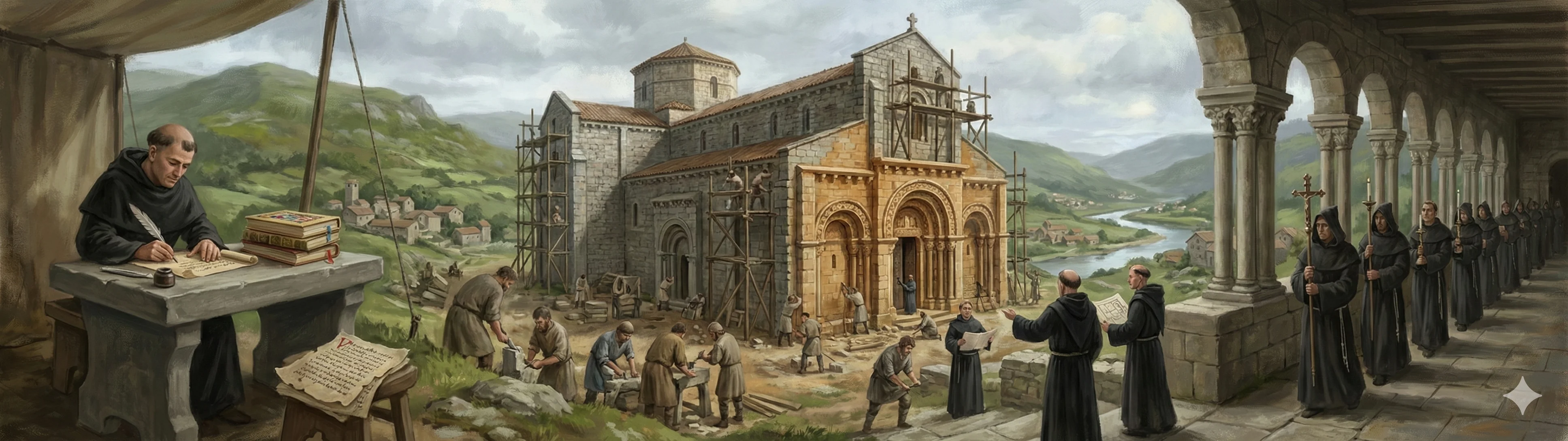 The Cluniac reform transforming Galician monasteries and liturgy