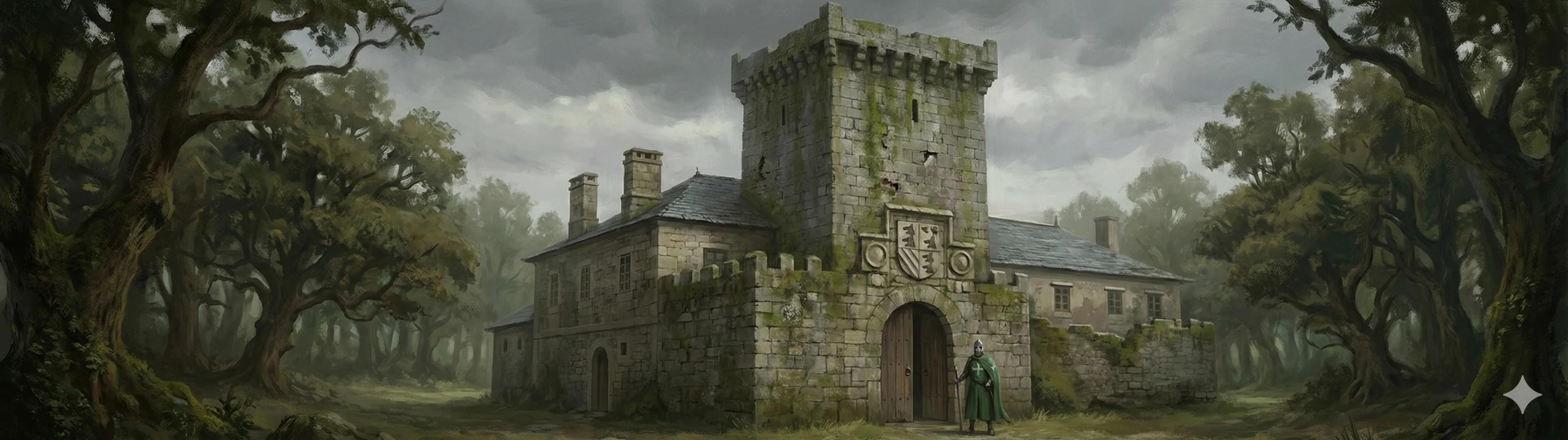 The Torre and Pazo de Guimarei in A Estrada, the fortified seat of the Mosquera lords