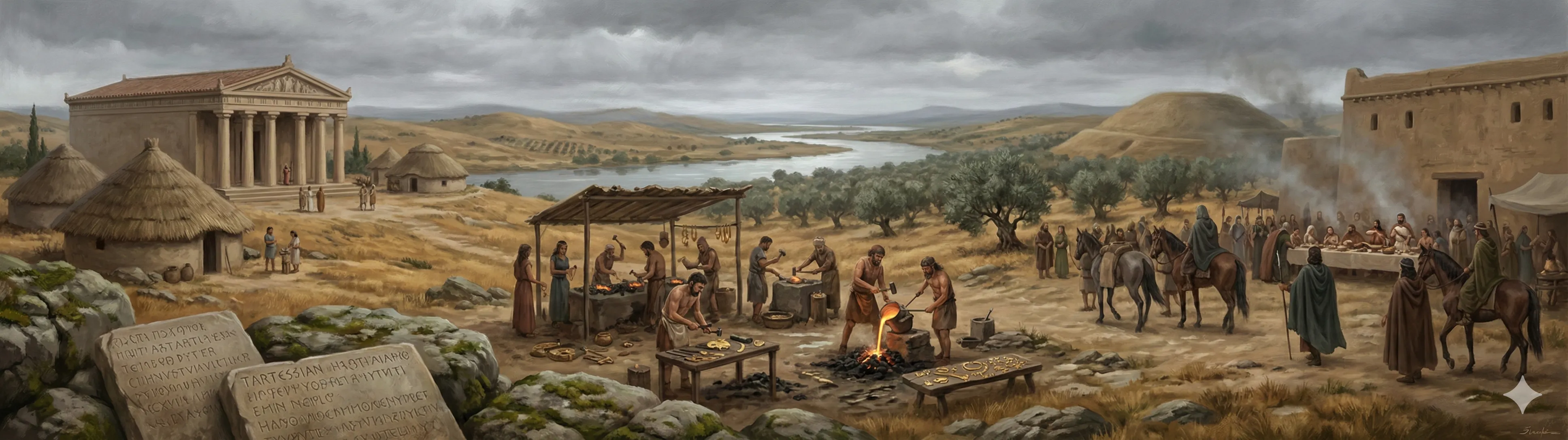 The hybrid Tartessian civilization — Phoenician goldsmithing and the ritual closure at Turuñuelo