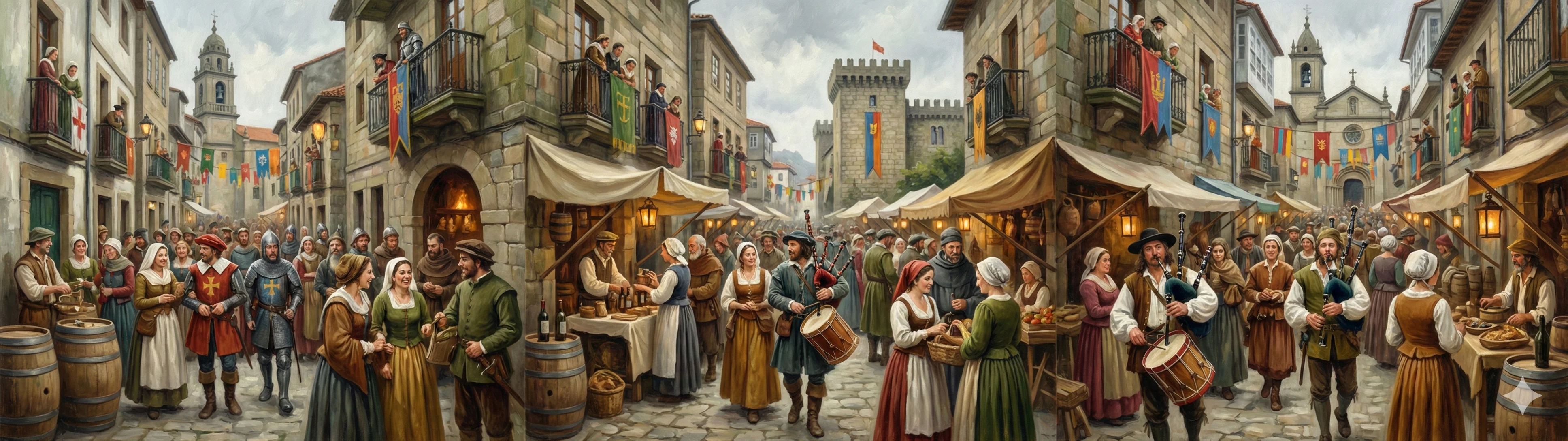 Festa da Istoria celebration in Ribadavia