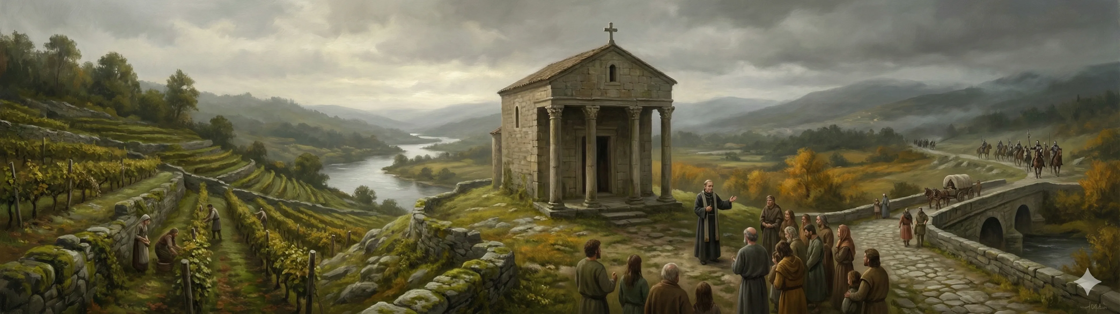 Roman legacy in Galicia — Christianity, episcopal seats, and the foundations of medieval Galicia