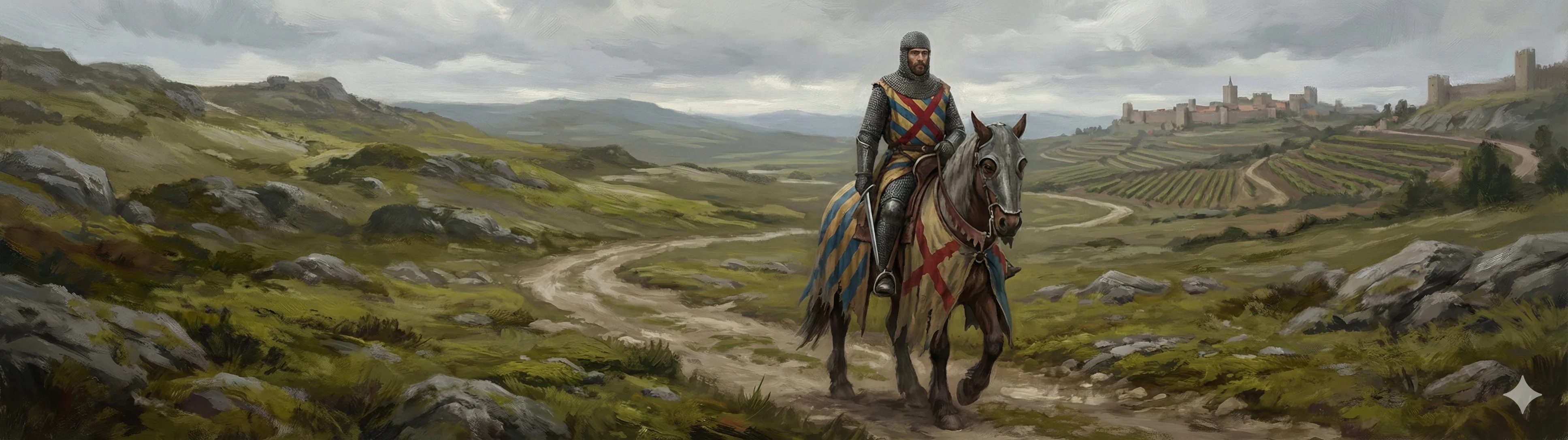 A Burgundian knight arriving in the kingdoms of León and Castile during the Reconquista