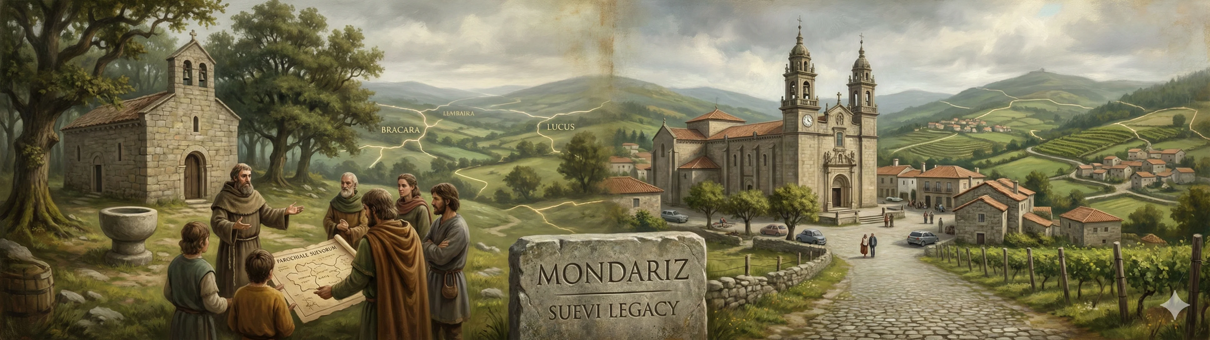 Galician parish system and Germanic place names — the Suevi legacy