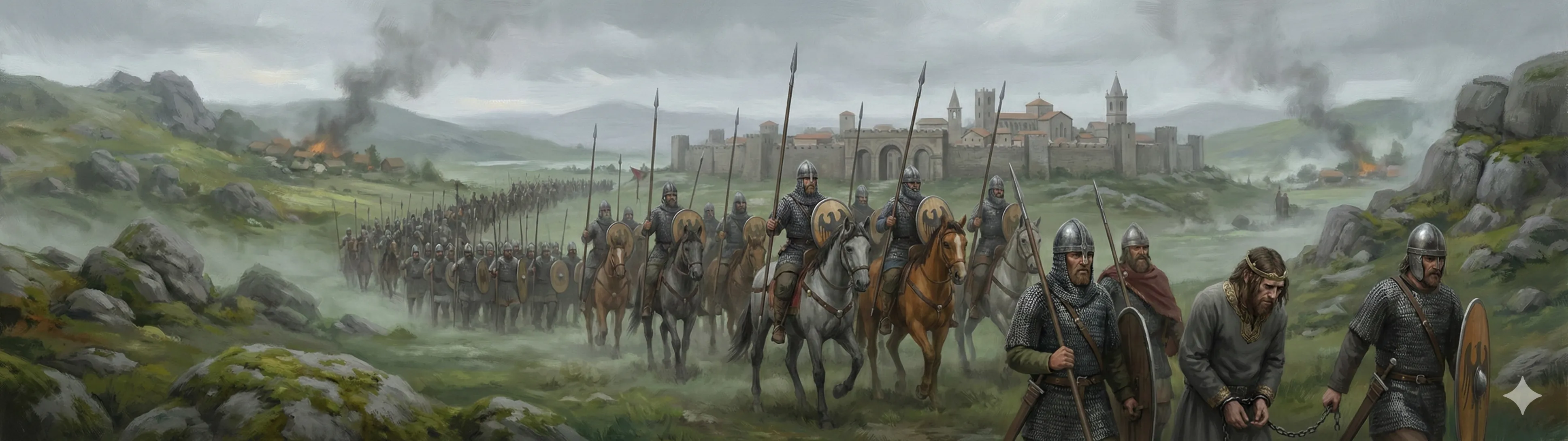 Visigothic conquest of the Suevi kingdom, 585 AD