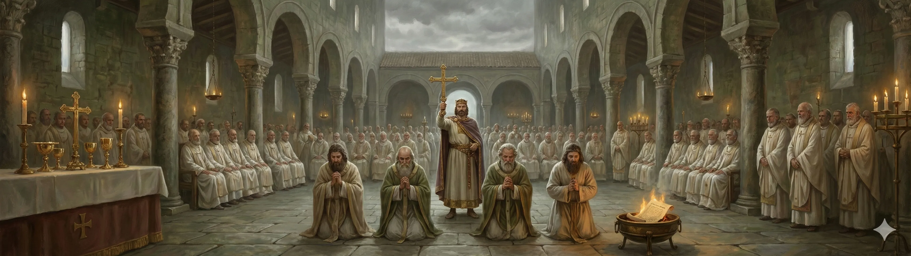 Third Council of Toledo — Reccared renounces Arianism, 589 AD