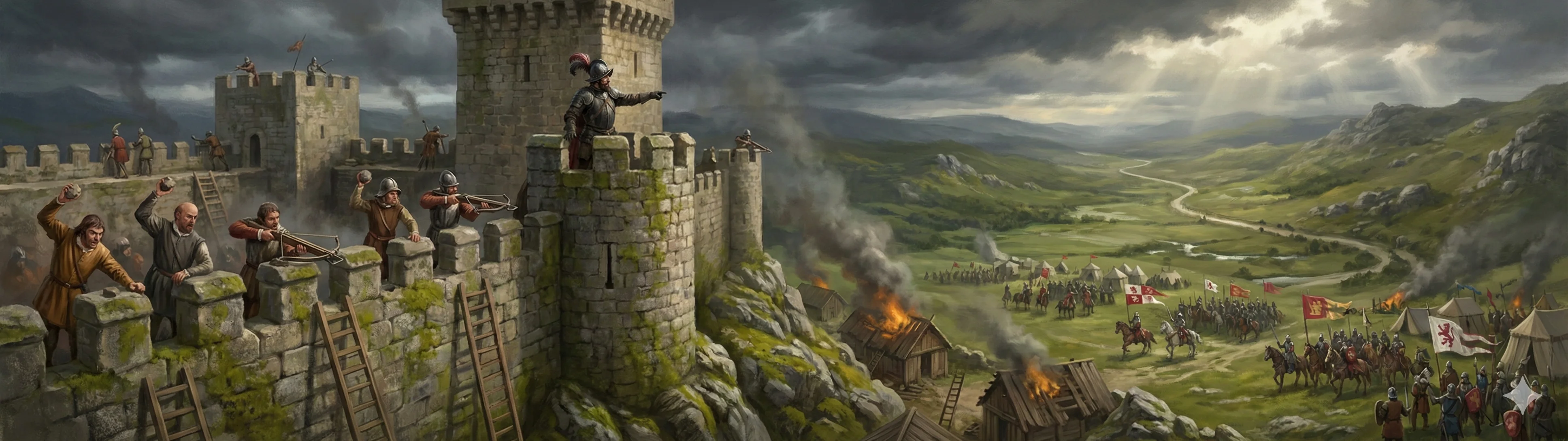 The siege of Monterrey castle during the Castilian civil war between Pedro I and Enrique de Trastámara